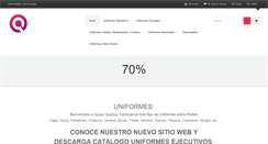 Desktop Screenshot of mxuniformes.com